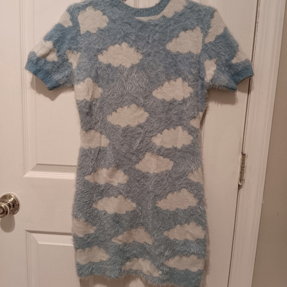lazy oaf fluffy cloud dress size M